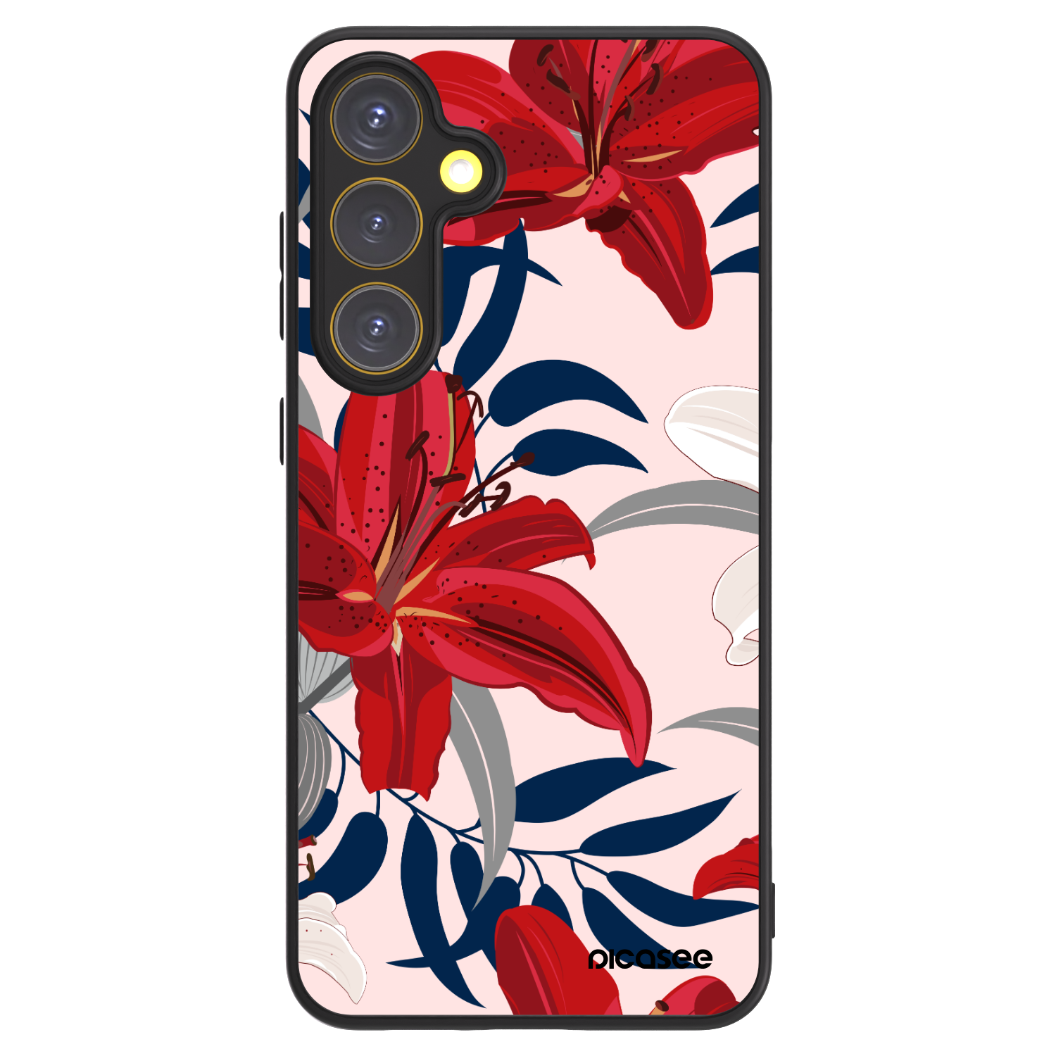 Picasee ULTIMATE CASE Samsung Galaxy S24 FE S721B - készülékre - Red Lily