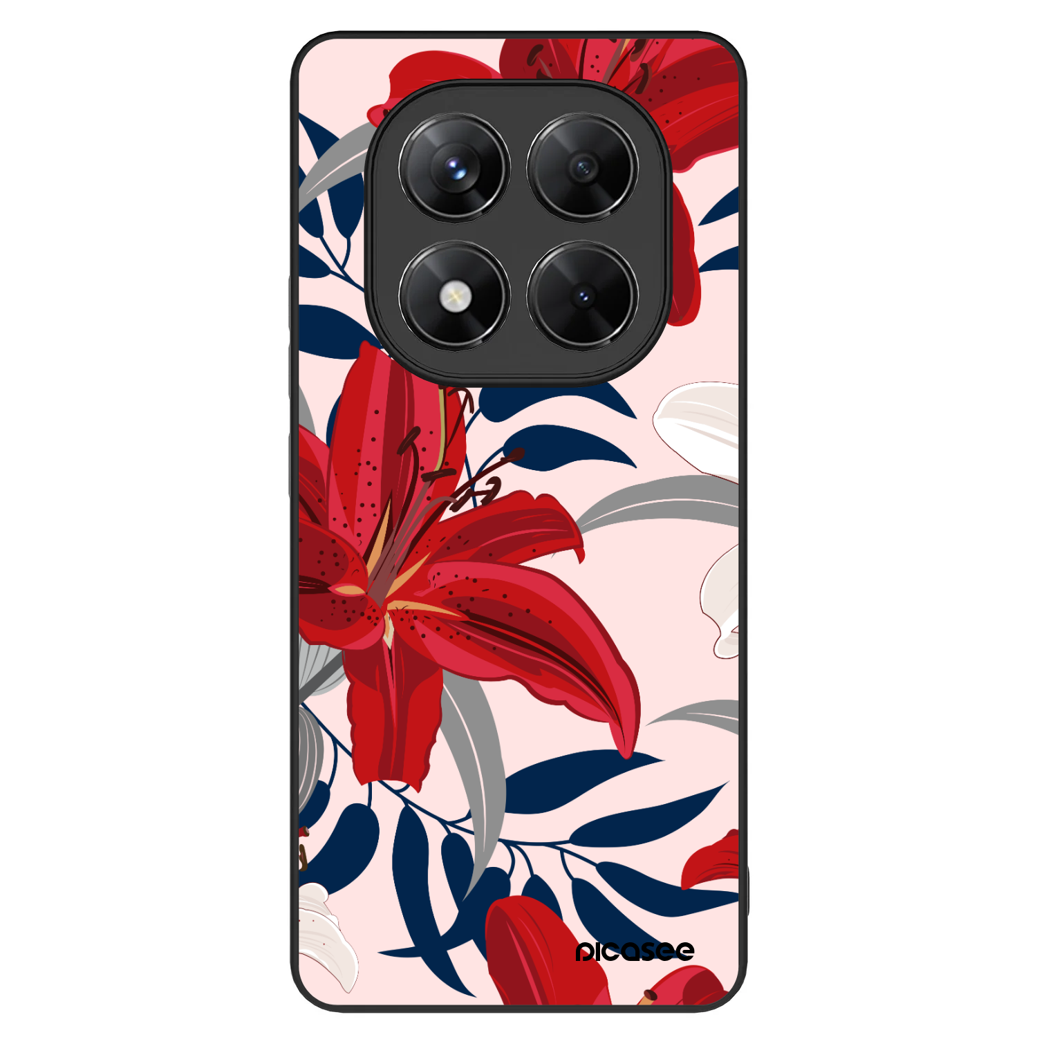 Picasee ULTIMATE CASE Xiaomi Redmi Note 14 Pro 5G - készülékre - Red Lily
