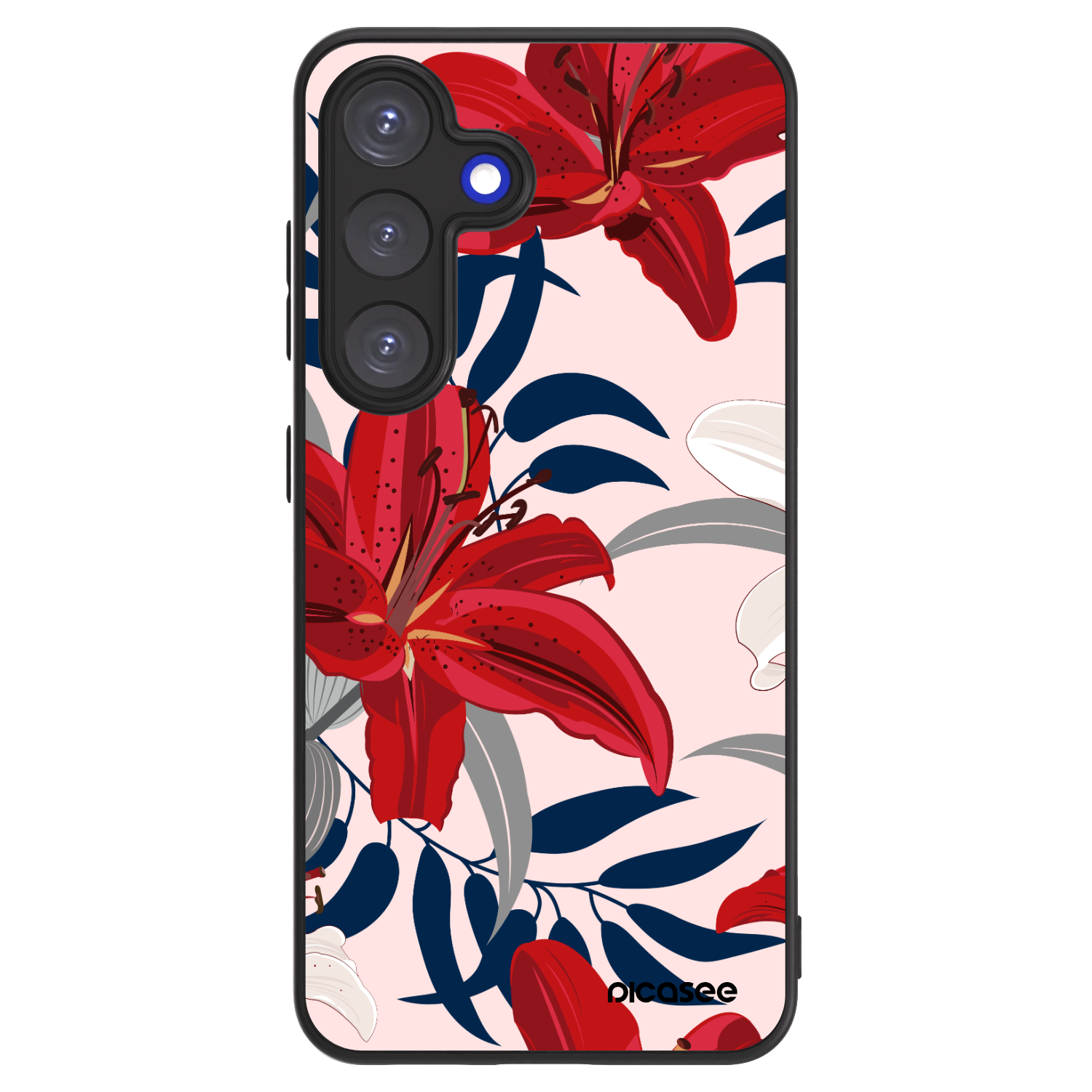 Picasee ULTIMATE CASE PowerShare Samsung Galaxy S25 5G - készülékre - Red Lily