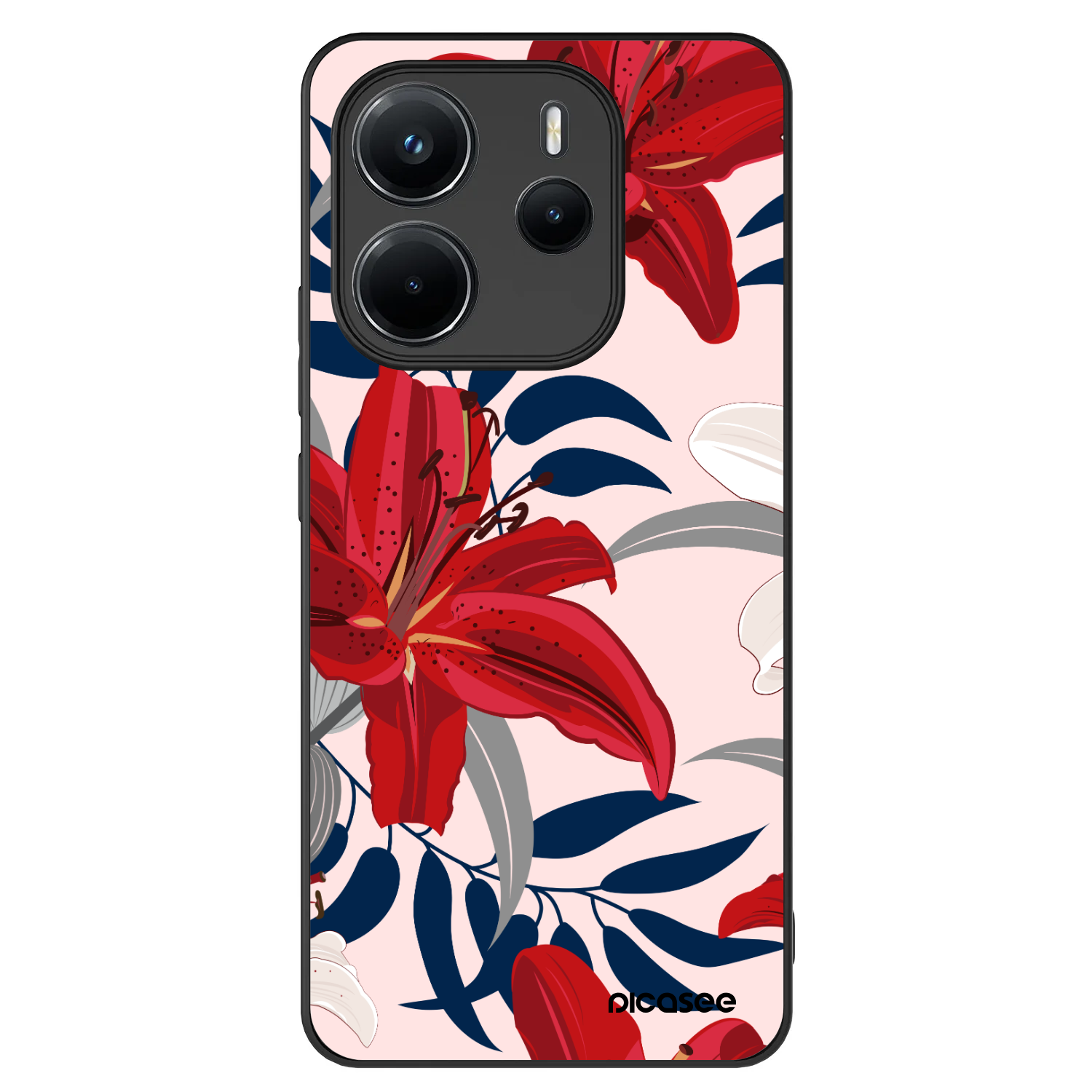 Picasee ULTIMATE CASE Xiaomi Redmi Note 14 4G - készülékre - Red Lily