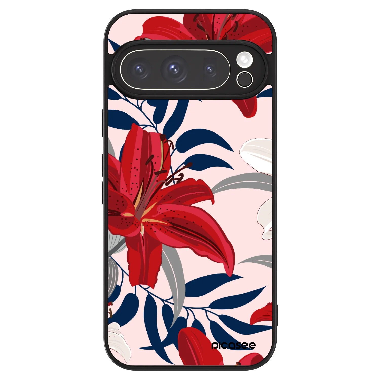 Picasee ULTIMATE CASE Google Pixel 9 Pro - készülékre - Red Lily
