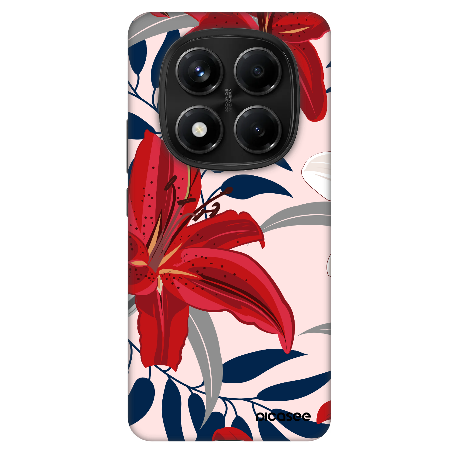 Picasee Fashion Case Xiaomi Redmi Note 14 Pro 5G - Red Lily