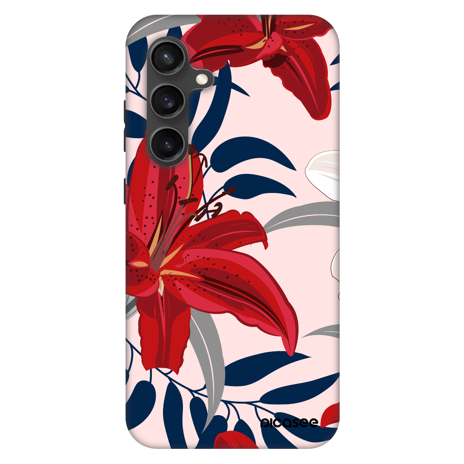 Picasee Fashion Case Samsung Galaxy S24 FE S721B - Red Lily