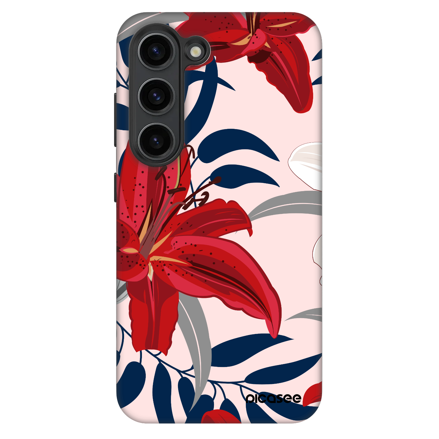 Picasee Fashion Case Samsung Galaxy S23+ 5G - Red Lily