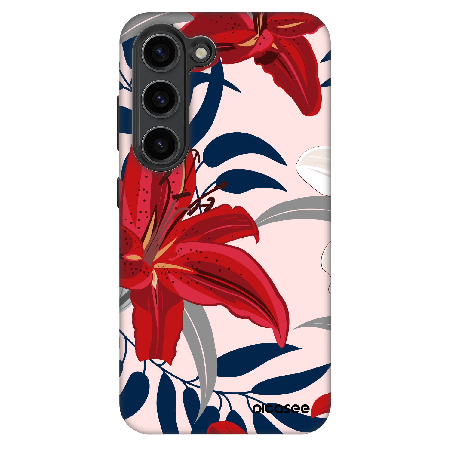 Picasee Fashion Case Samsung Galaxy S23 5G - Red Lily