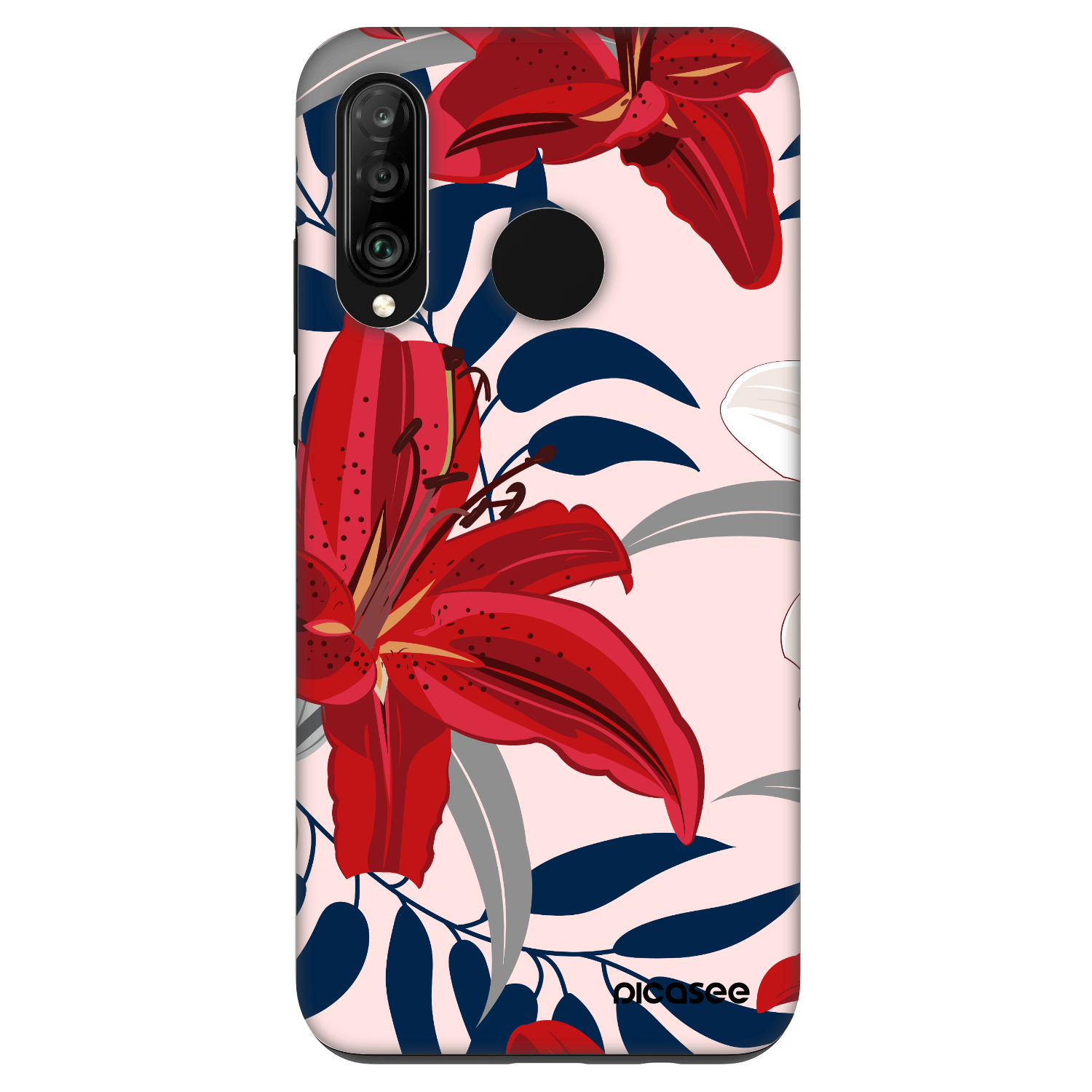Picasee Fashion Case Huawei P30 Lite - Red Lily