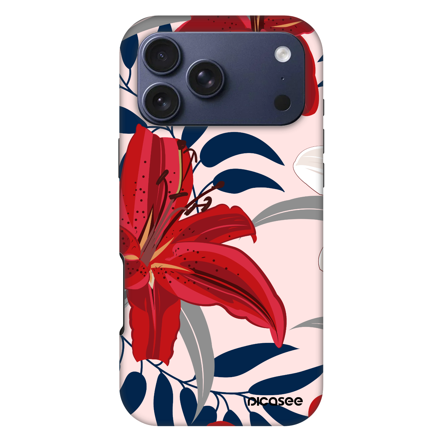 Picasee Fashion Case MagSafe Apple iPhone 17 Pro Max - Red Lily