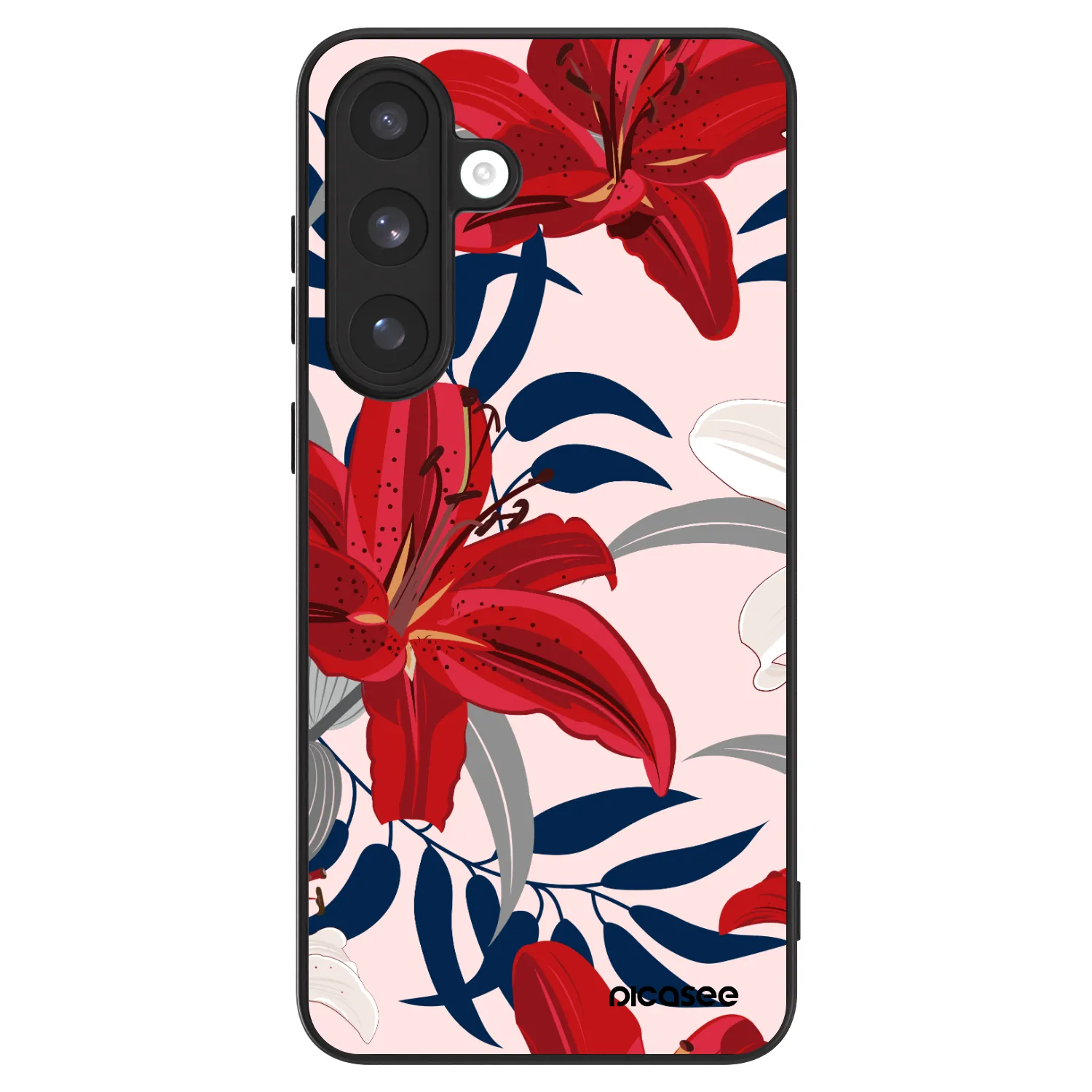 Picasee ULTIMATE CASE PowerShare Samsung Galaxy S25 FE 5G - készülékre - Red Lily