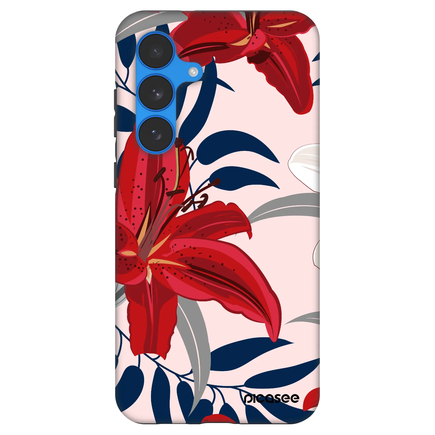Picasee Fashion Case Samsung Galaxy S25 FE 5G - Red Lily