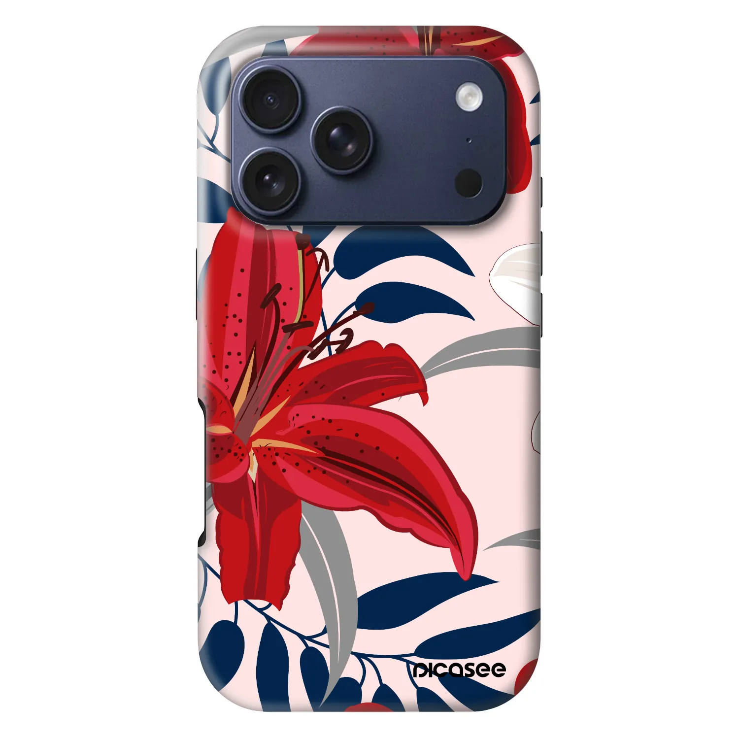 Picasee Fashion Case MagSafe Apple iPhone 18 Pro - Red Lily