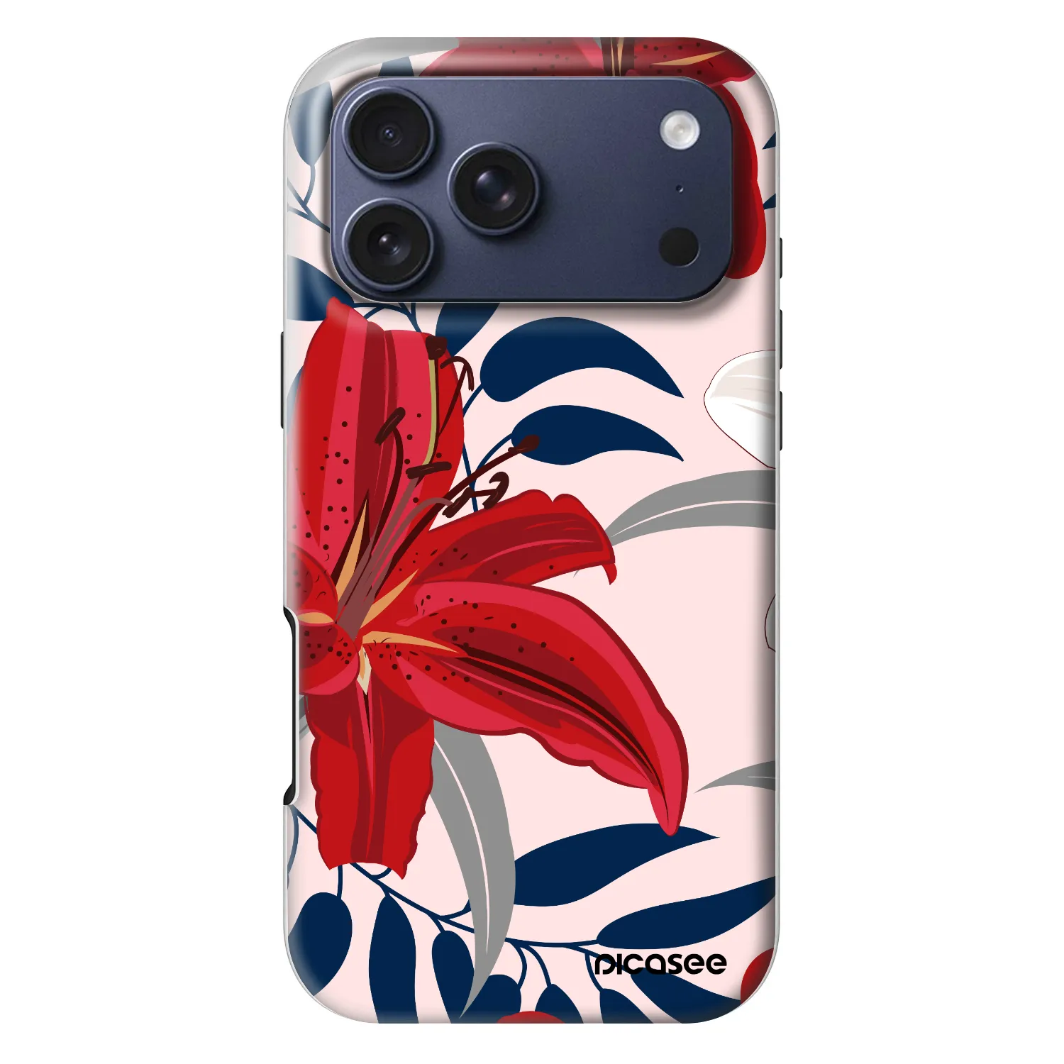 Picasee Fashion Case MagSafe Apple iPhone 18 Pro Max - Red Lily
