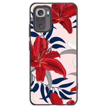 Picasee fekete szilikon tok az alábbi mobiltelefonokra Xiaomi Redmi Note 10S - Red Lily