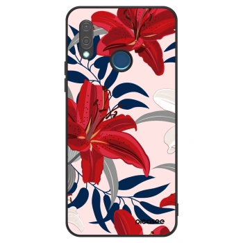 Szilikon tok erre a típusra Huawei P20 Lite - Red Lily