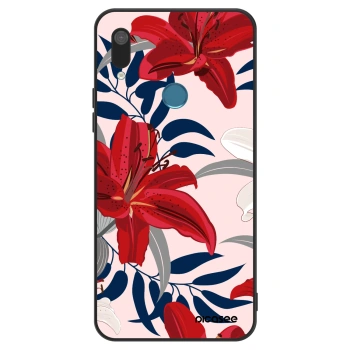 Szilikon tok erre a típusra Huawei Y7 2019 - Red Lily