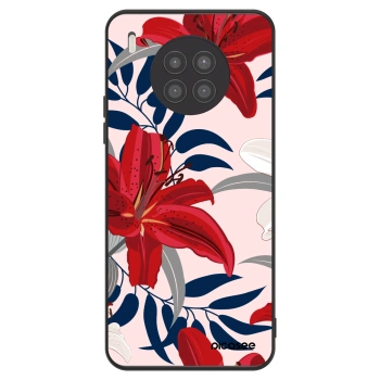 Szilikon tok erre a típusra Huawei Nova 8i - Red Lily