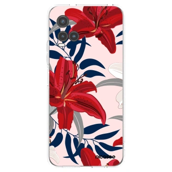 Picasee átlátszó szilikon tok az alábbi mobiltelefonokra Vivo Y33s - Red Lily