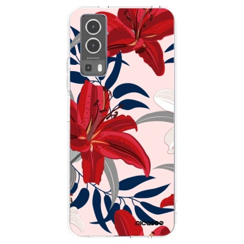 Picasee átlátszó szilikon tok az alábbi mobiltelefonokra Vivo Y72 5G - Red Lily