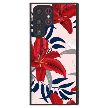Picasee ULTIMATE CASE Samsung Galaxy S22 Ultra 5G - készülékre - Red Lily