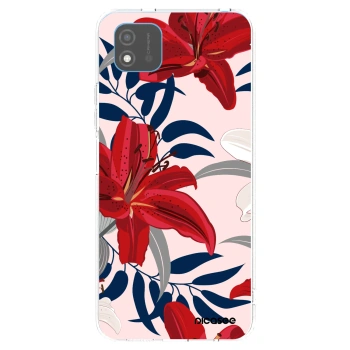 Picasee átlátszó szilikon tok az alábbi mobiltelefonokra Realme C11 (2021) - Red Lily
