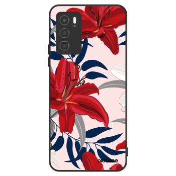 Szilikon tok erre a típusra OPPO A16s - Red Lily