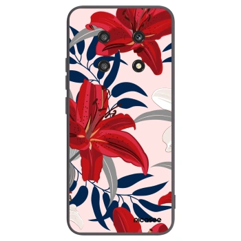 Picasee fekete szilikon tok az alábbi mobiltelefonokra Honor Magic4 Lite 5G - Red Lily