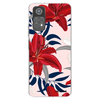 Picasee átlátszó szilikon tok az alábbi mobiltelefonokra Xiaomi Redmi Note 11S 5G - Red Lily