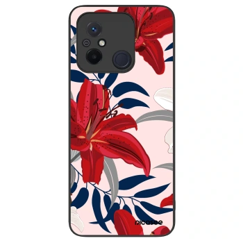 Szilikon tok erre a típusra Xiaomi Redmi 12C - Red Lily