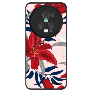 Szilikon tok erre a típusra Honor Magic5 Pro - Red Lily