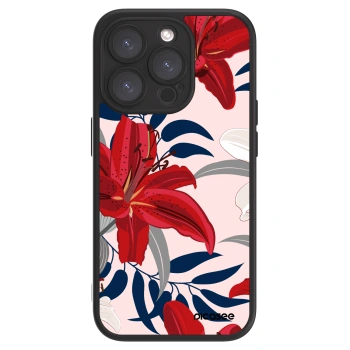 Picasee ULTIMATE CASE MagSafe Apple iPhone 15 Pro - készülékre - Red Lily
