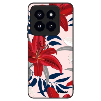 Szilikon tok erre a típusra Xiaomi 14 Pro - Red Lily