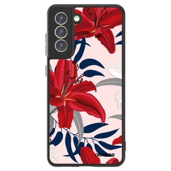 Picasee ULTIMATE CASE PowerShare Samsung Galaxy S21 FE 5G - készülékre - Red Lily