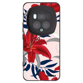 Picasee fekete szilikon tok az alábbi mobiltelefonokra Honor Magic6 Pro - Red Lily