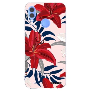 Picasee átlátszó szilikon tok az alábbi mobiltelefonokra Honor 10 Lite - Red Lily