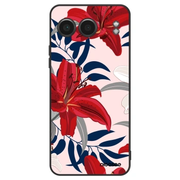 Szilikon tok erre a típusra OnePlus Nord 4 - Red Lily