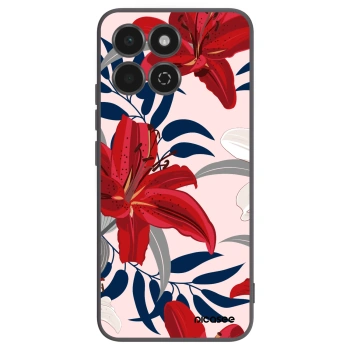 Picasee fekete szilikon tok az alábbi mobiltelefonokra Honor 200 Smart 5G - Red Lily