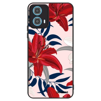 Szilikon tok erre a típusra Motorola Moto G34 5G - Red Lily