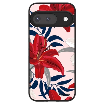 Szilikon tok erre a típusra Google Pixel 9 - Red Lily
