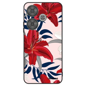 Szilikon tok erre a típusra Xiaomi Poco F6 - Red Lily