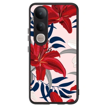 Szilikon tok erre a típusra Vivo V50 Lite 5G - Red Lily