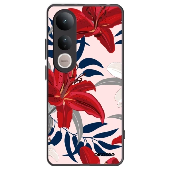 Picasee fekete szilikon tok az alábbi mobiltelefonokra Vivo V50 Lite 5G - Red Lily