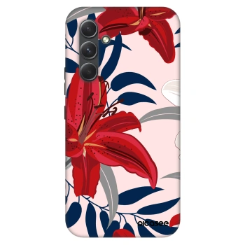Szilikon tok erre a típusra Samsung Galaxy A54 5G A546B - Red Lily