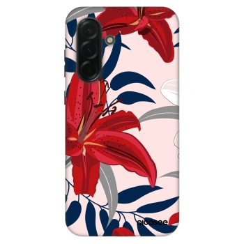 Szilikon tok erre a típusra Samsung Galaxy A36 5G - Red Lily