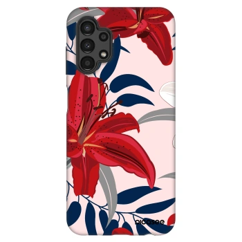 Szilikon tok erre a típusra Samsung Galaxy A13 4G A135 - Red Lily