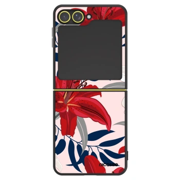 Szilikon tok erre a típusra Samsung Galaxy Z Flip7 FE 5G - Red Lily