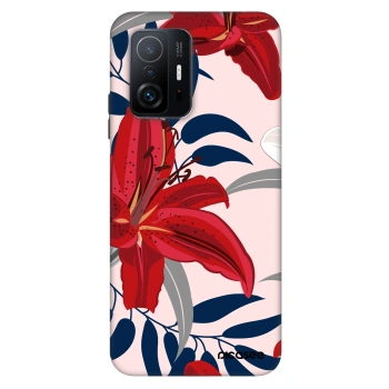 Szilikon tok erre a típusra Xiaomi 11T - Red Lily