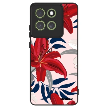 Szilikon tok erre a típusra Motorola Moto G86 5G - Red Lily