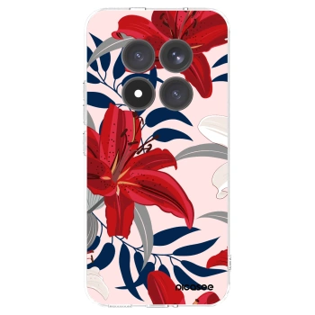 Picasee átlátszó szilikon tok az alábbi mobiltelefonokra Xiaomi Redmi Note 15 Pro+ - Red Lily