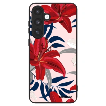 Szilikon tok erre a típusra Samsung Galaxy S25 FE 5G - Red Lily
