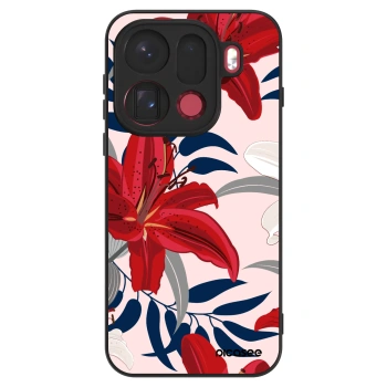 Szilikon tok erre a típusra OPPO Find X9 Pro - Red Lily