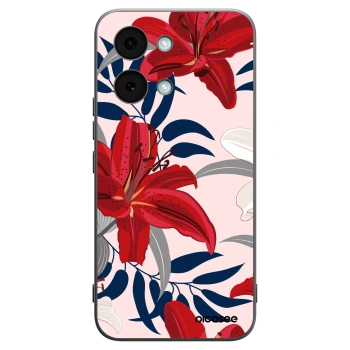 Picasee fekete szilikon tok az alábbi mobiltelefonokra Xiaomi Poco X8 Pro Max - Red Lily